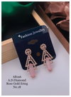 19 AB AD Dimaond Fancy Party Wear Earrings Manufacturers
